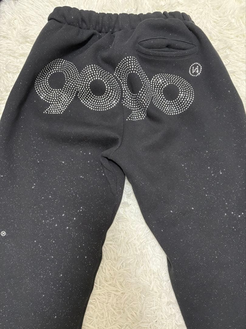 パンツ 9090 girl Logo Glitter Light Sweat Pants