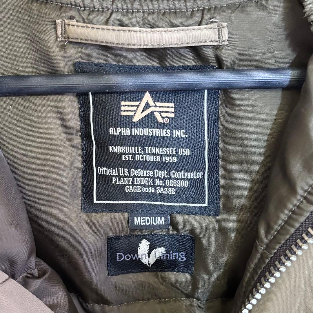 ALPHA×SHIPS GENERAL SUPPLY N-3BダウンジャケットM