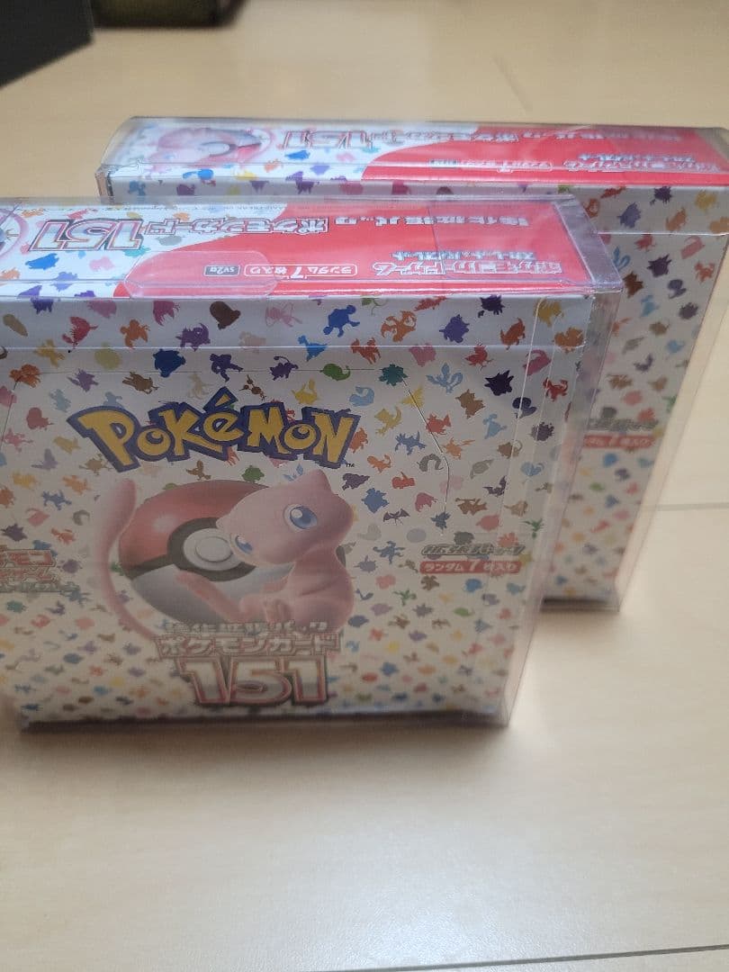 【未開封】ポケモンカード151 2BOX シュリンクなし　ぺりぺりあり