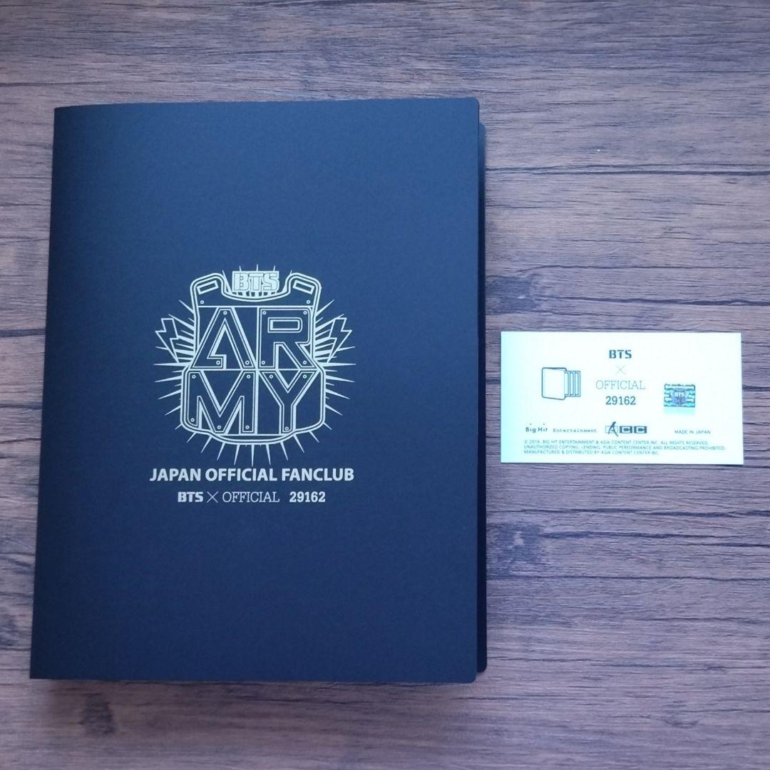 BTS JPFC FC継続特典 当選 直筆サイン入り フォトバインダー SUGA