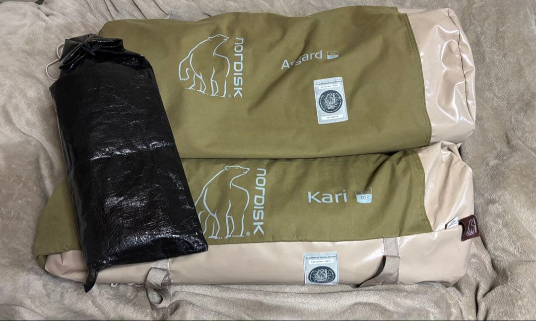 お値下げ‼️Nordisk Asgard 7.1 テント&タープ（おまけ付き）①