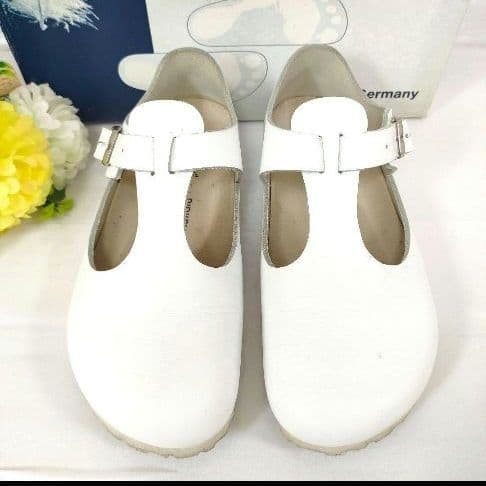 未使用級 ビルケンシュトック ティッケル Tストラップ サンダル シューズ 本革