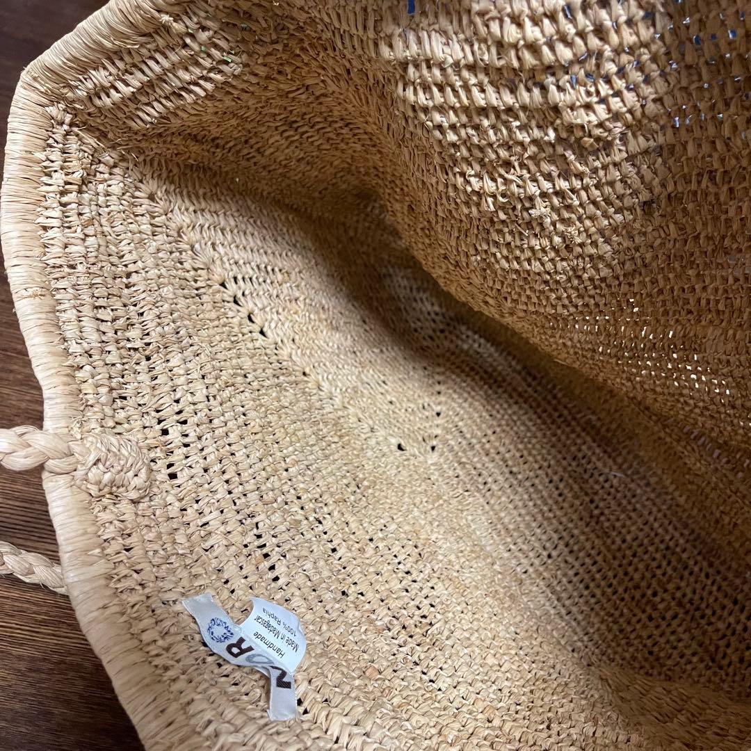 NORO カゴバッグ トートバッグ ラフィア ノロ プラージュ 辺見えみり