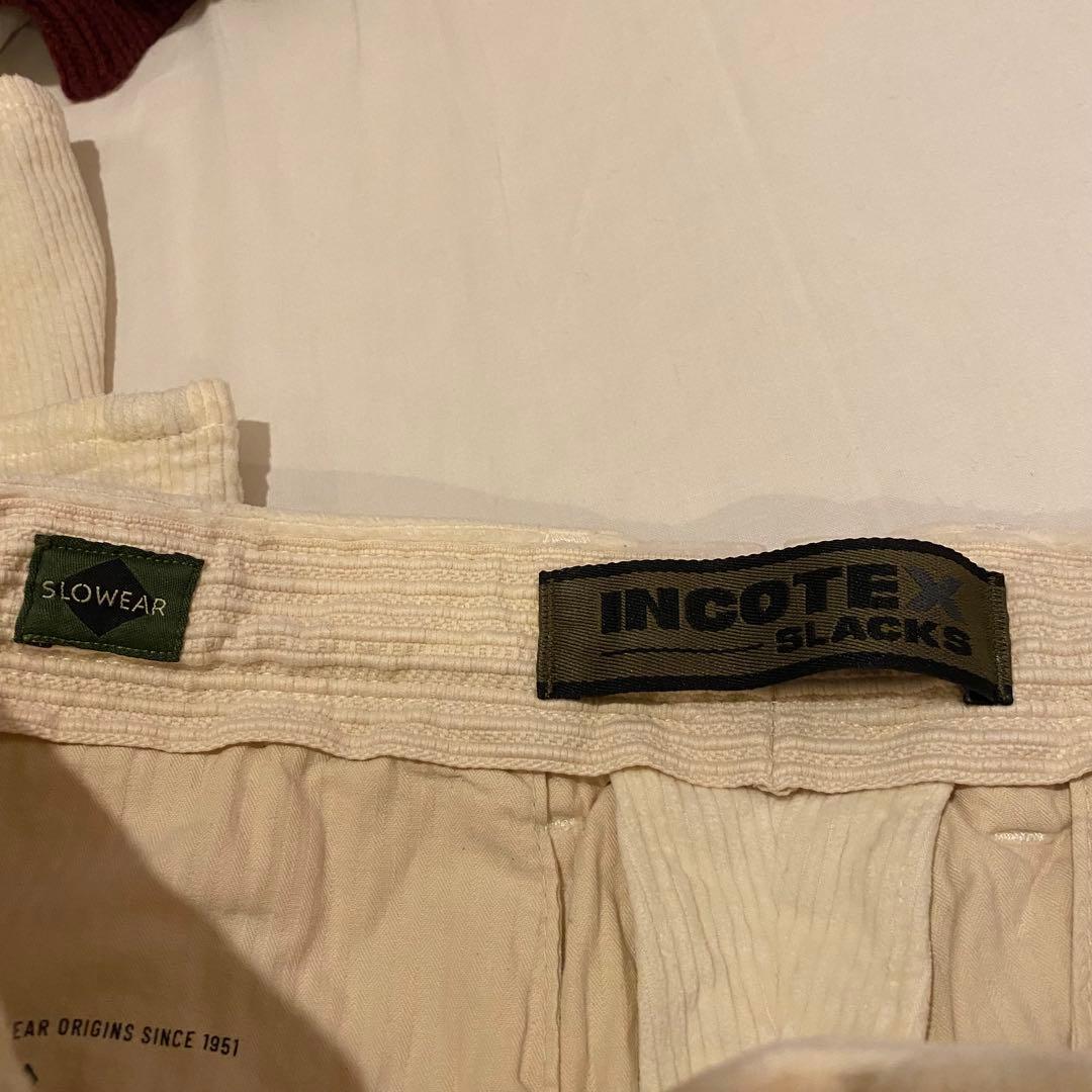 INCOTEX SLACKS ガーメントダイコーデュロイ 1SA100 31