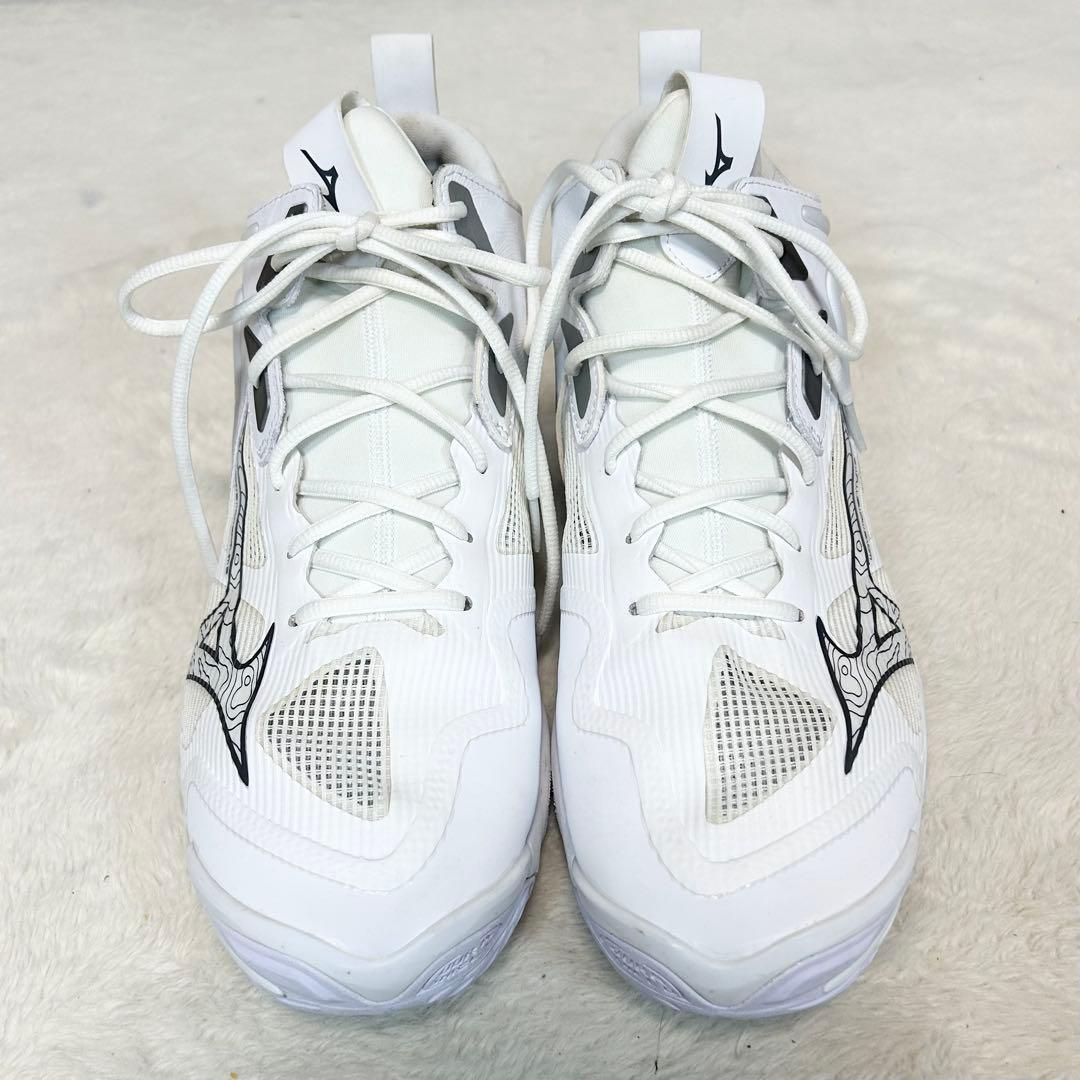 美品❗️MIZUNO ウエーブモーメンタム3 MID バレーボールシューズ