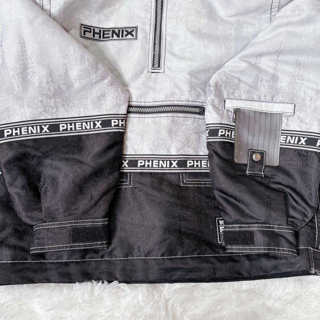 Phenix スノボ スキーウェア セットアップ メンズ 白　黒　ハーフジップ