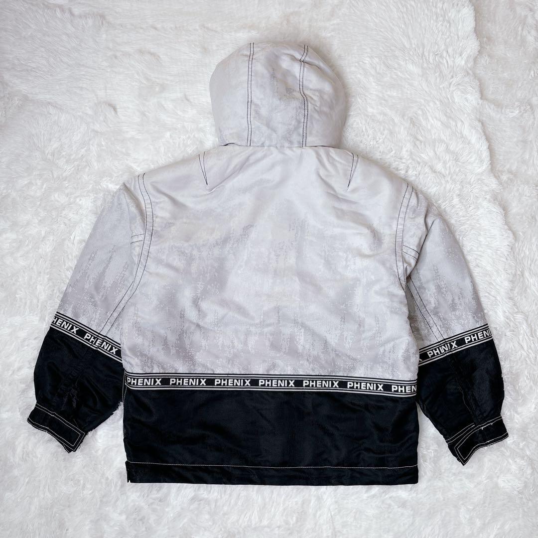 Phenix スノボ スキーウェア セットアップ メンズ 白　黒　ハーフジップ