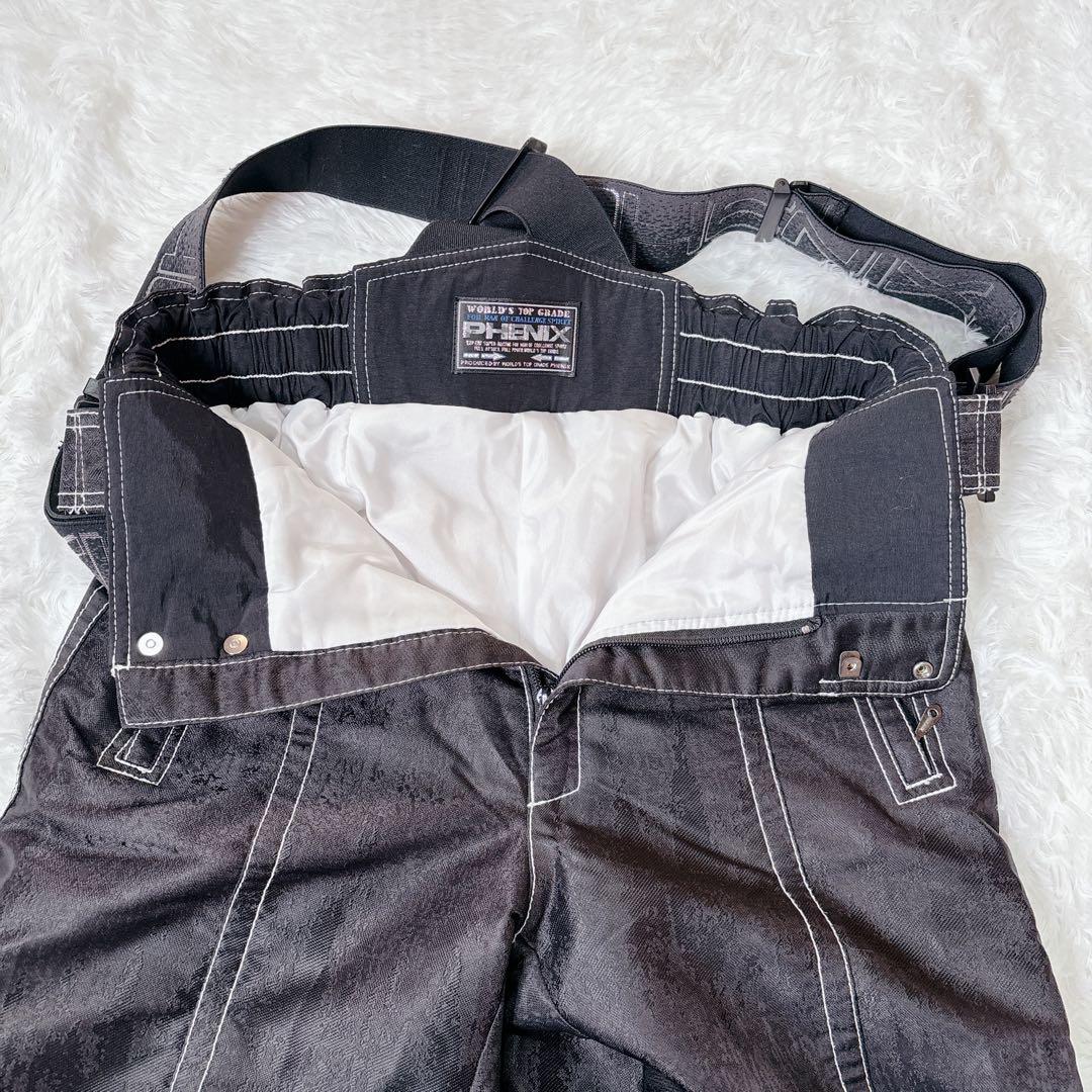 Phenix スノボ スキーウェア セットアップ メンズ 白　黒　ハーフジップ