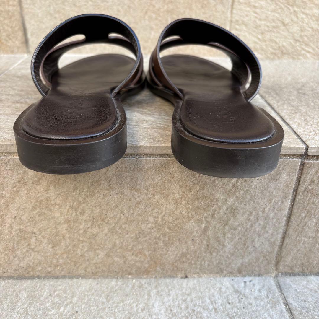 美品　L/UCCA ルッカ　lucca ブラウン　サンダル　beamsF