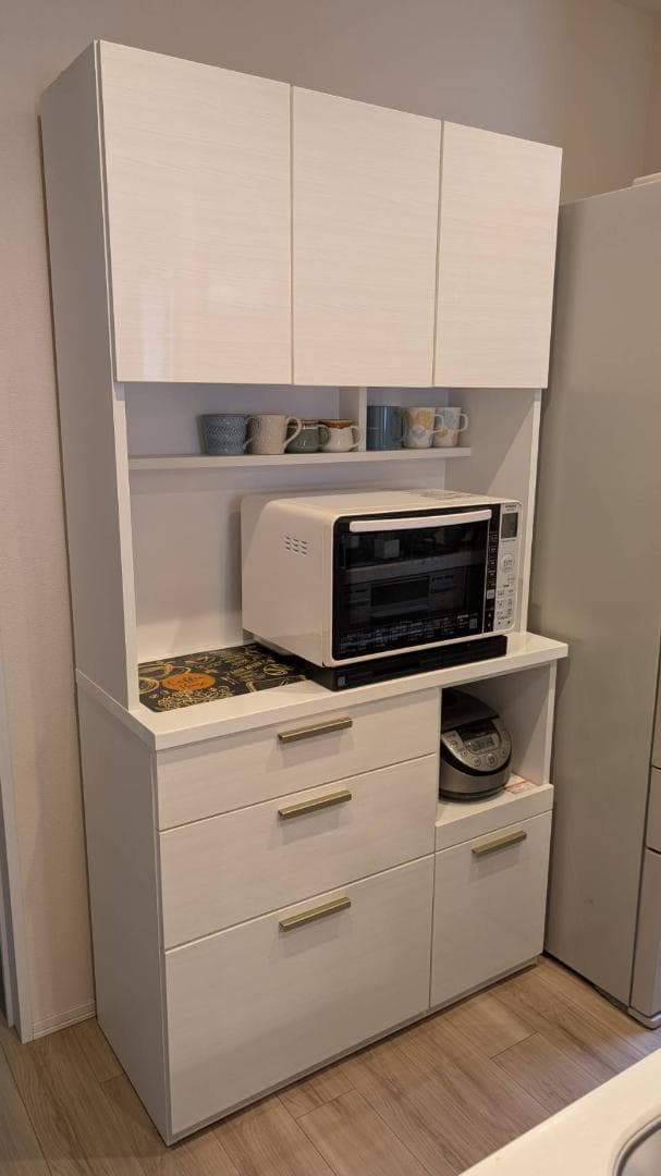 【購入予定者と調整中】ニトリ　キッチンボード（ソレル 100KB WH）