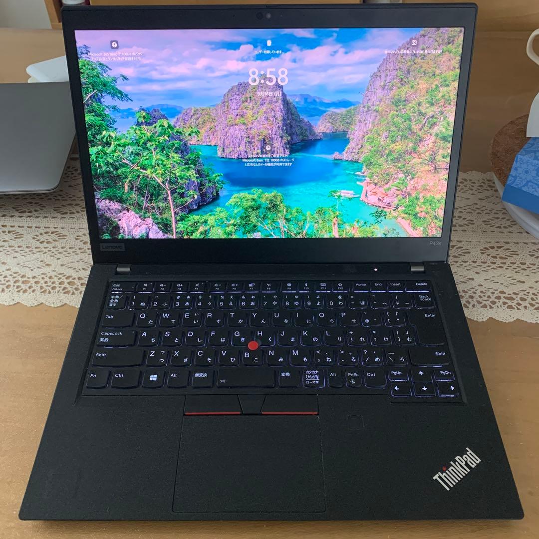 Windowsノート本体 ThinkPad P43s i7-8665 32GB/512GB P520