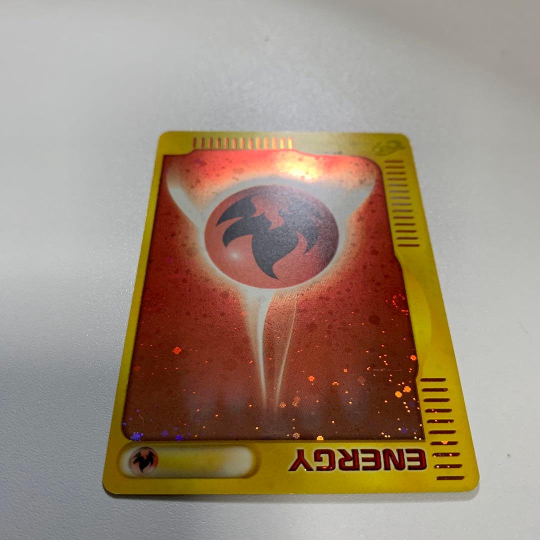 ポケモンカードゲーム 炎エネルギー ホロ仕様　マクドナルド