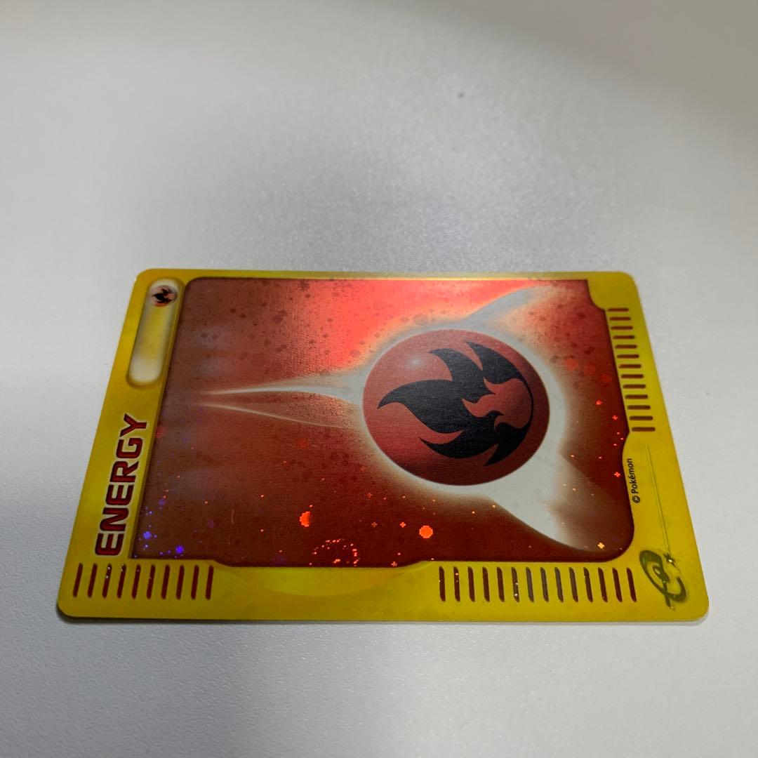 ポケモンカードゲーム 炎エネルギー ホロ仕様　マクドナルド