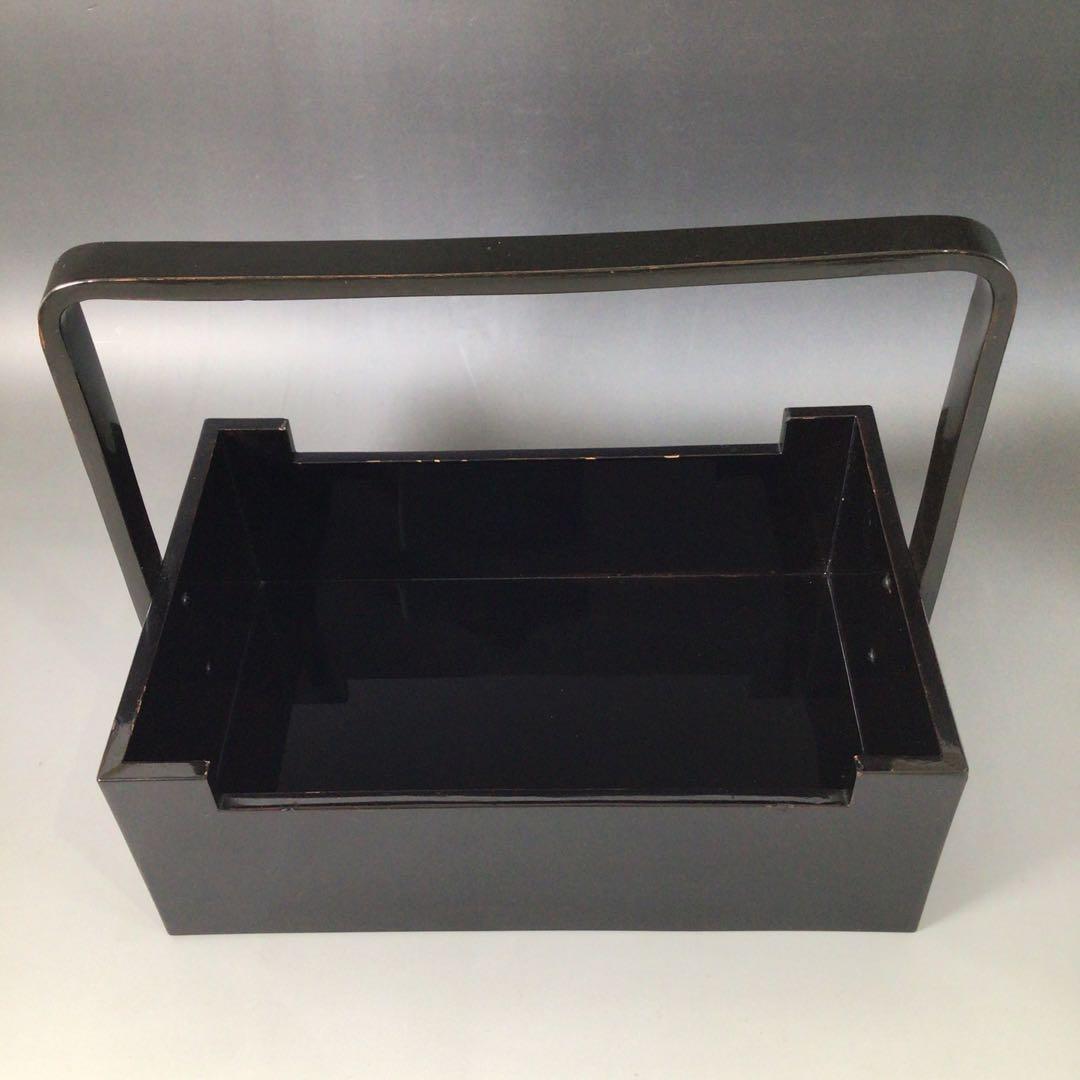 Ｓ１５８　莨盆　『真塗』『如心斎好』『鯨手』『手付煙草盆』　共箱　茶道具