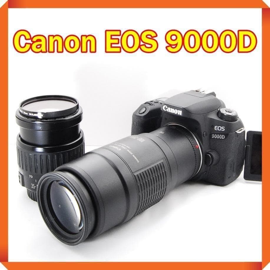 Canon EOS 9000D ダブルレンズセット 一眼レフカメラ スマホ転送