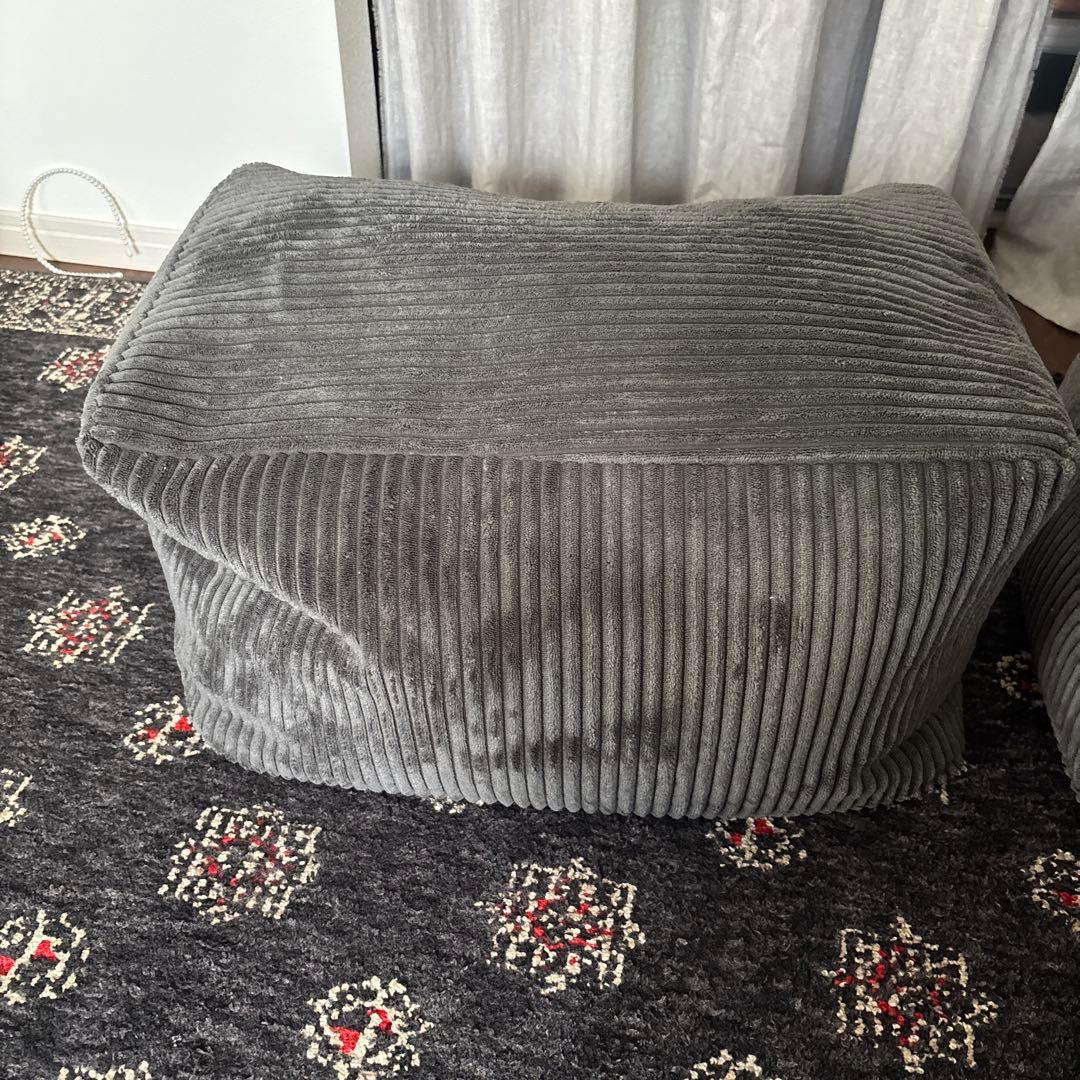 【本体出品中】ルージー　LOOSY オットマンのみ　グレー