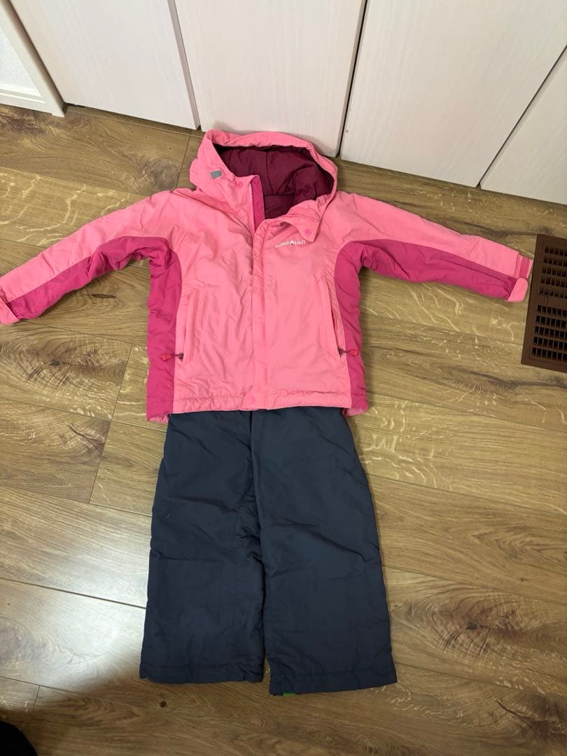 mont-bell スキーウェア上下セット120cm