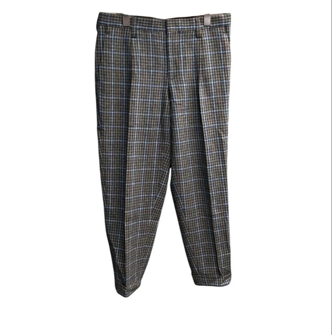 kolor 21AW ウールツイードスラックス21WCM-P15112