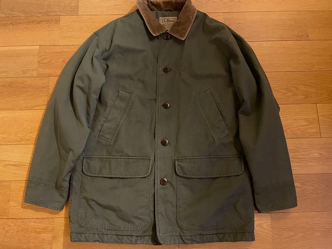 【美品】エルエルビーン　ハンティングジャケット　カーキ　Mサイズ