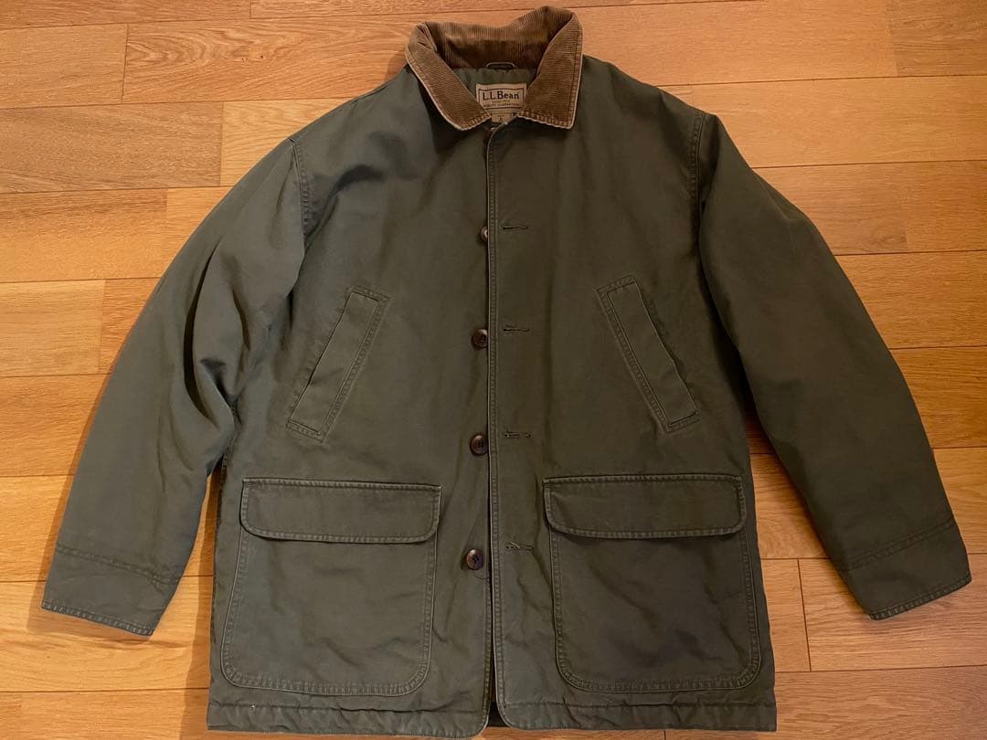 【美品】エルエルビーン　ハンティングジャケット　カーキ　Mサイズ