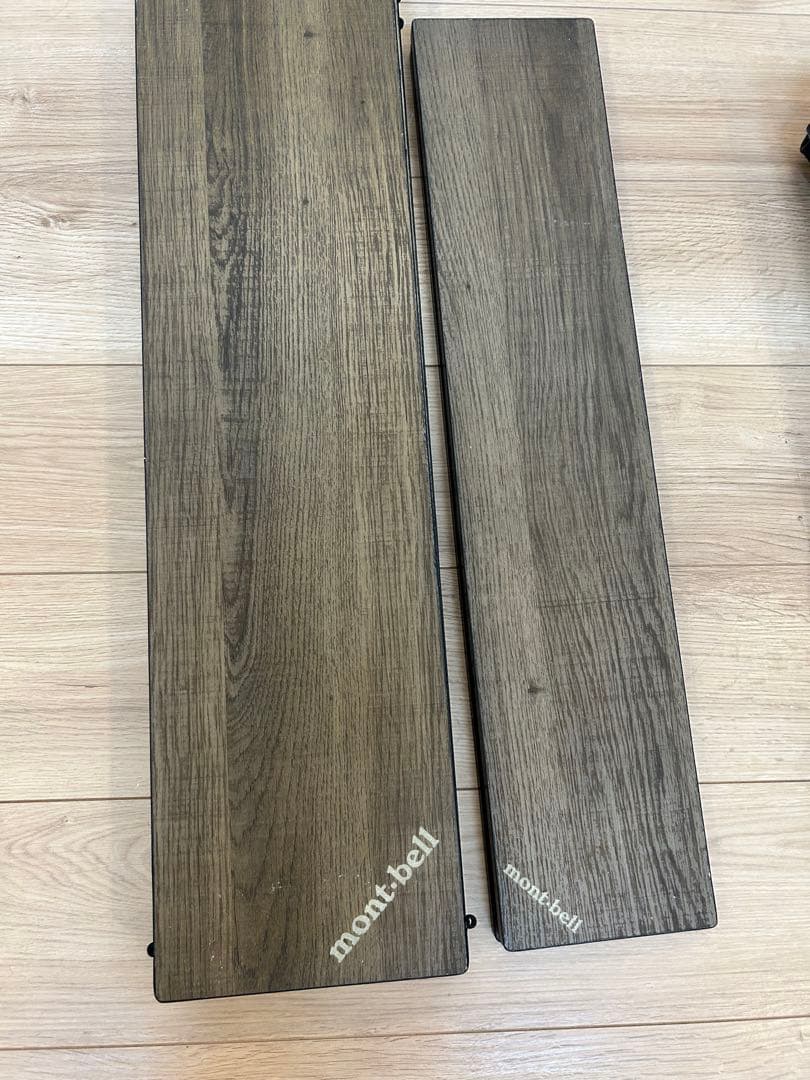 モンベル® マルチフォールディングテーブル ワイド　下段ボードあり