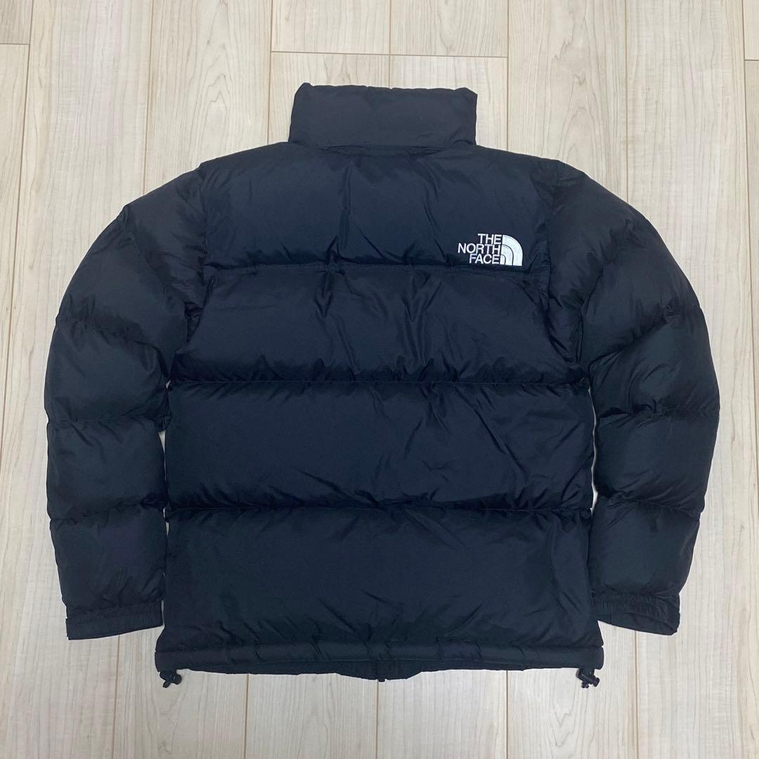 【希少、Mサイズ】ノースフェイス　ダウンジャケット　ヌプシ　国内正規品 黒　②
