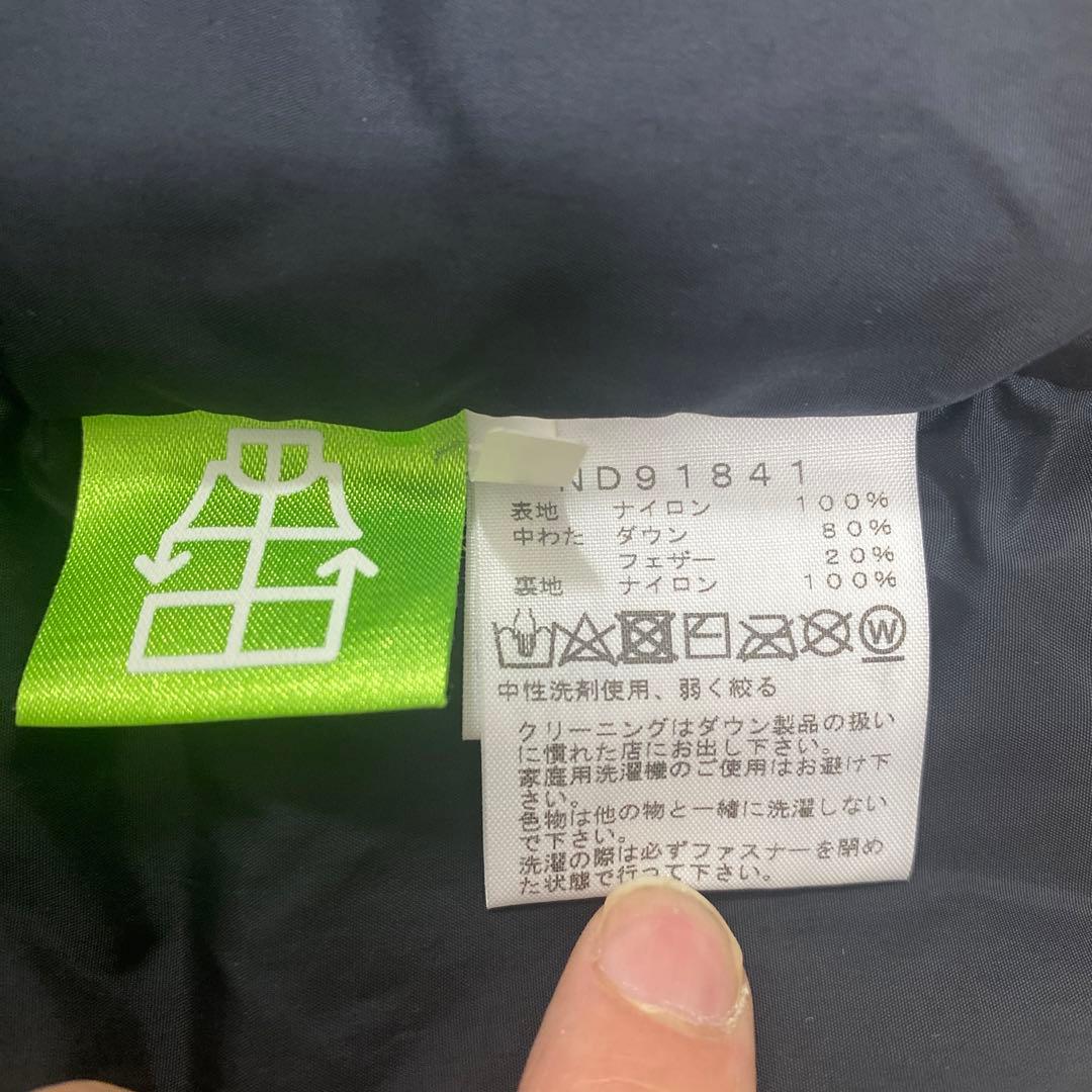 【希少、Mサイズ】ノースフェイス　ダウンジャケット　ヌプシ　国内正規品 黒　②