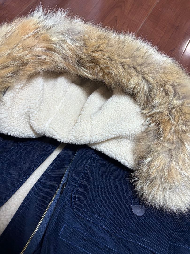 マークバイマークジェイコブスモッズコート ボア ファー付