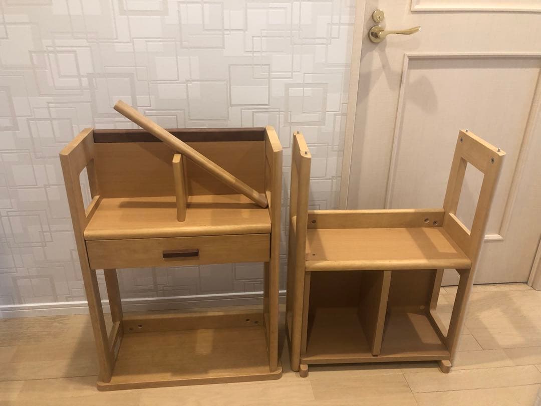 美品 コイズミ 本棚 シェルフ 学習机