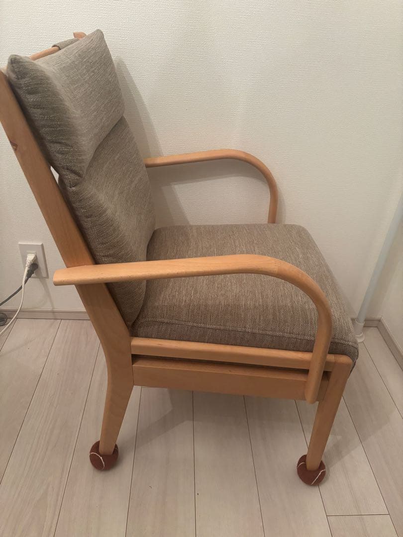 ニトリ ダイニングチェア　Nコレクション　C-27M肘/DC