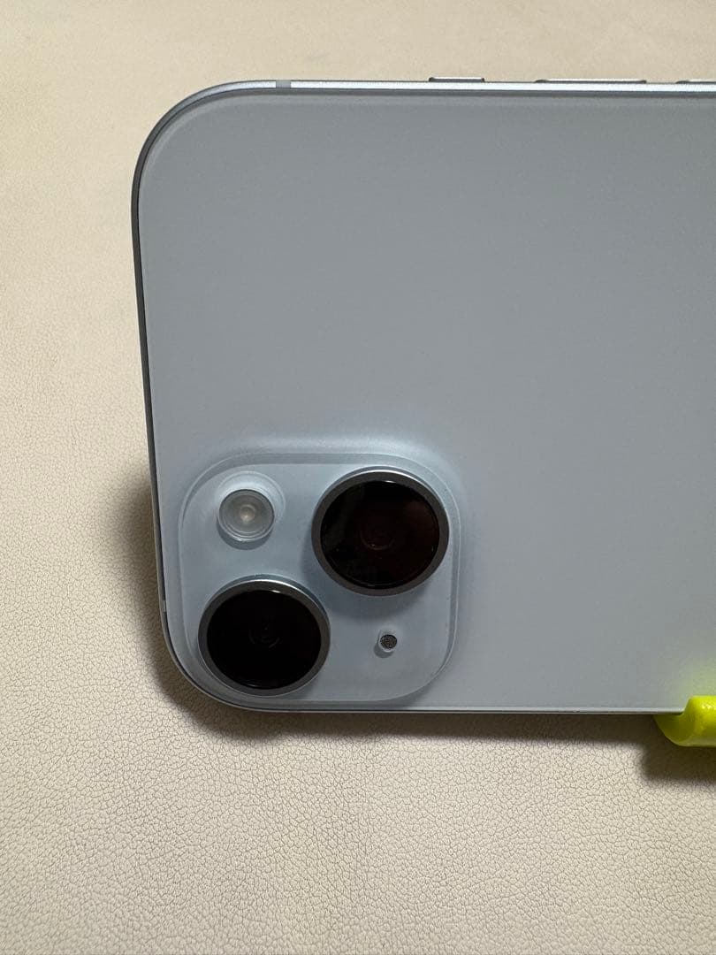 【美品】iPhone15 ブルー 128GB バッリー100%