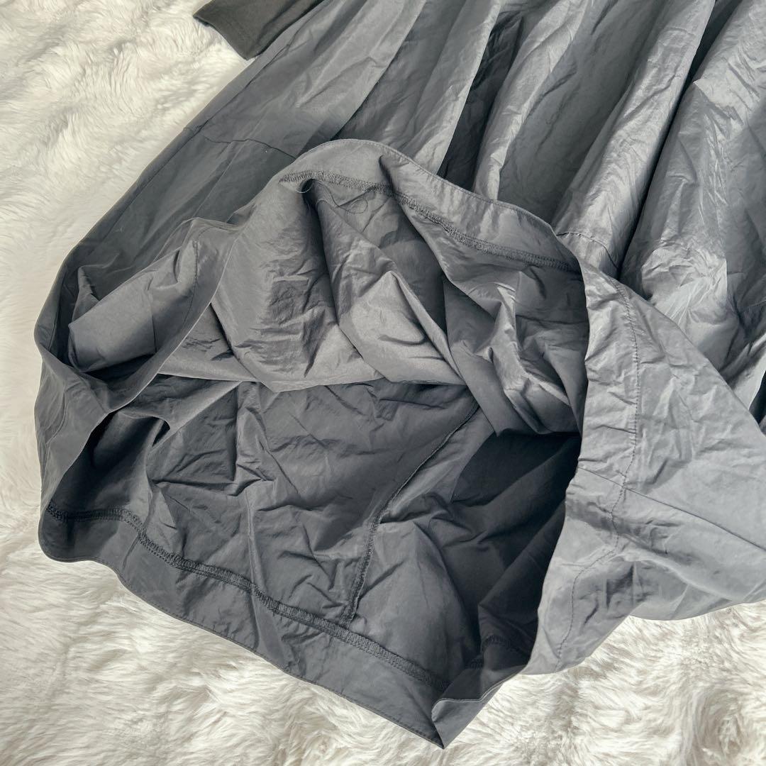 24AW✨ビアズリー★マルワンピ　ドッキング　ブラック