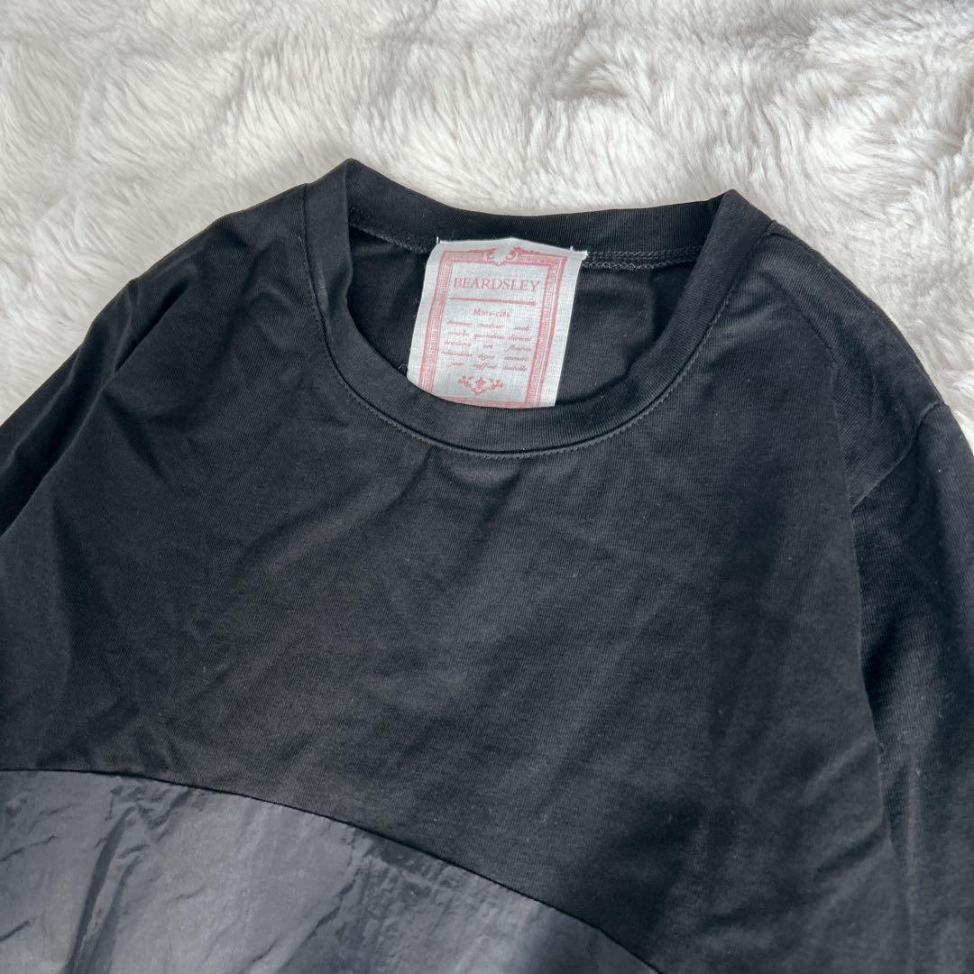 24AW✨ビアズリー★マルワンピ　ドッキング　ブラック