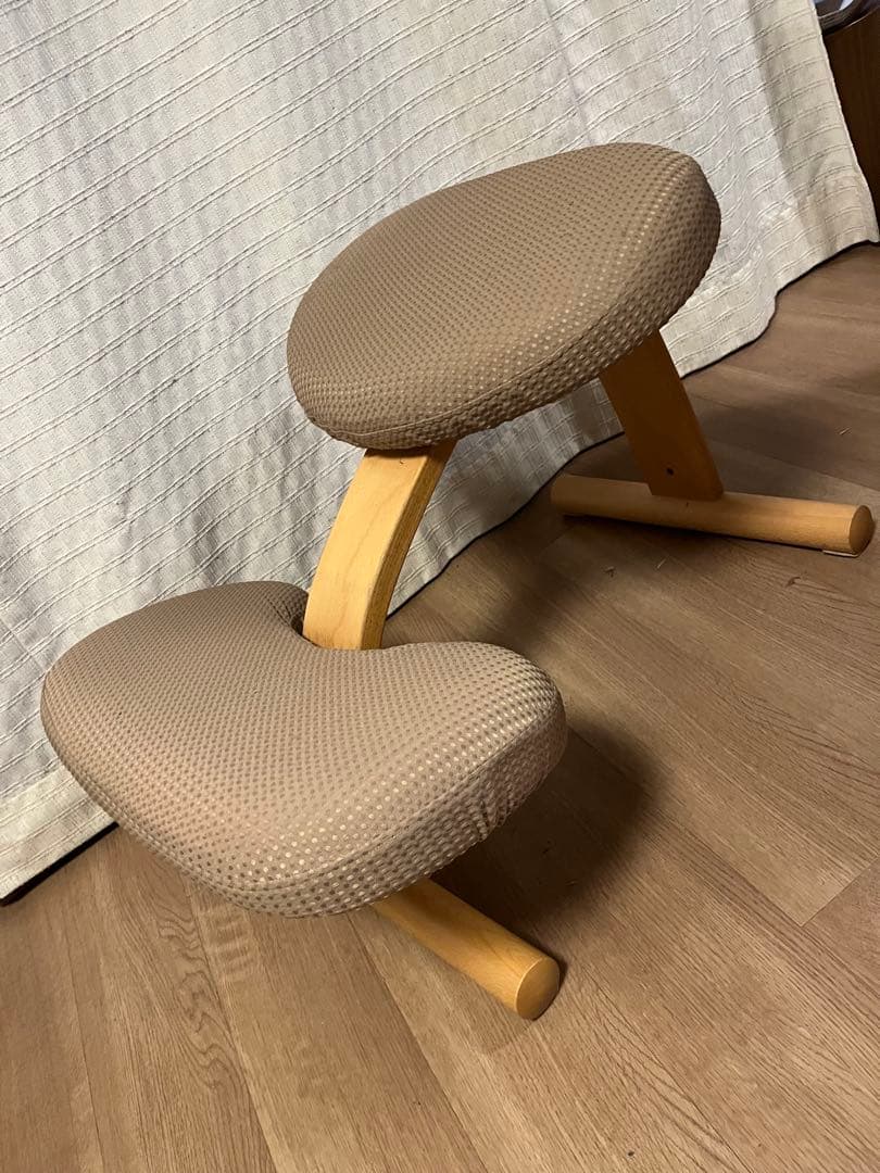 【純正カバー付き】ネイビー バランスチェア　バランスイージー　ショートフレーム