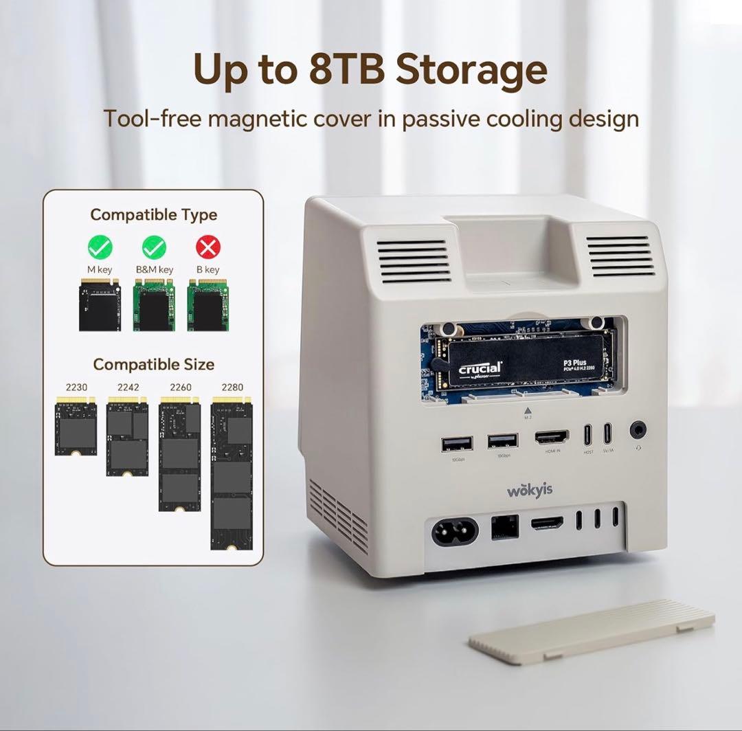 【新品・未開封品】WokyisM5 5インチモニター ドックステーション