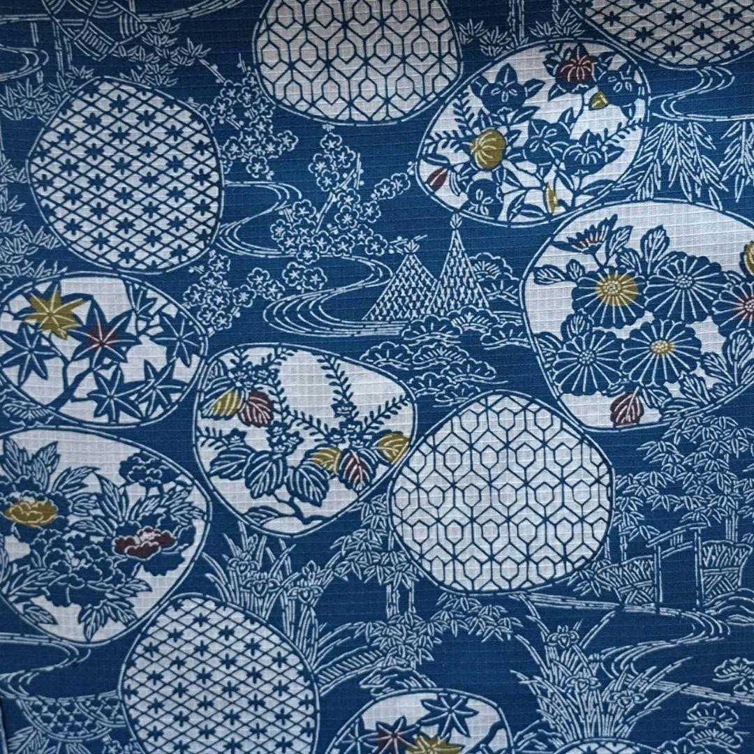 技術保存無形文化財 池泉小紋 綿紅梅反物 summerセール 蔵出しセール