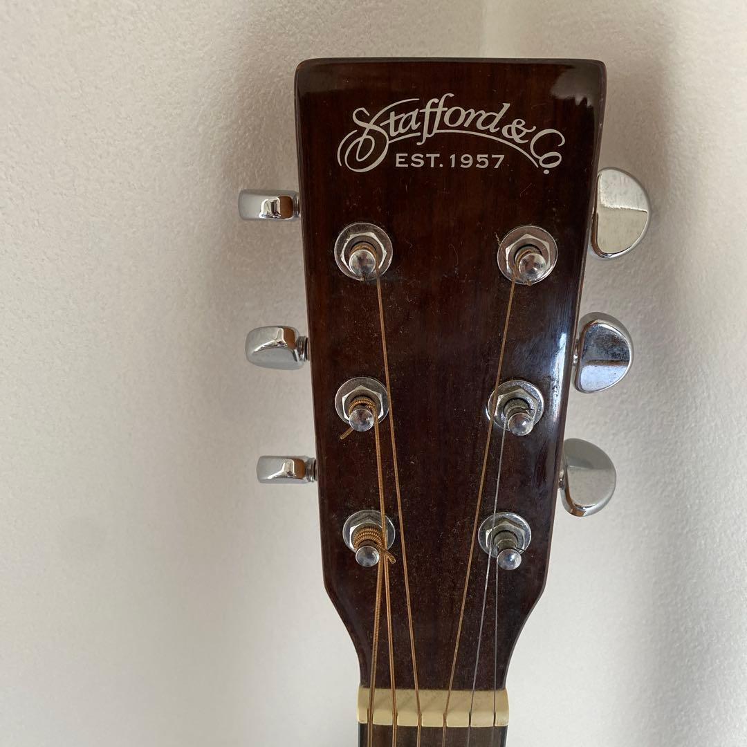 STAFFORD SF-200F-N 黒澤楽器 アコースティックギター ケース付