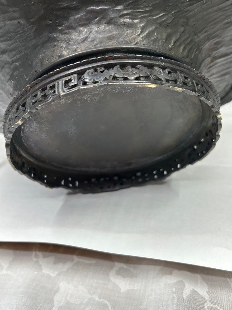 銅　壺　龍　アンティーク　骨董 コレクション 古美術