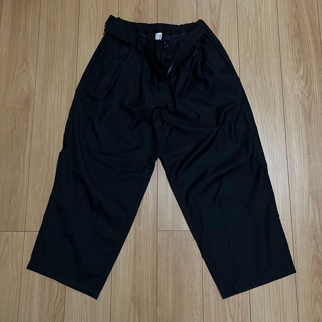 【美品】TIGHTBOOTH BAGGY SLACKS BLACK L