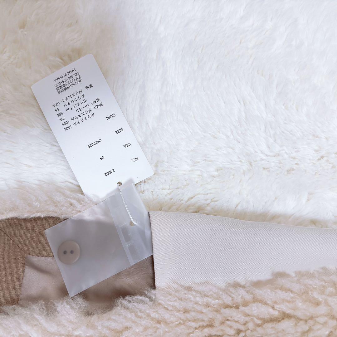 Design aera エコムートンファーベスト.*˚‧新品未使用品