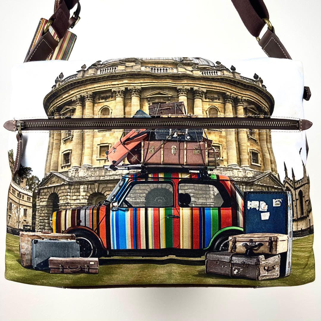 ポールスミス　ショルダーバッグ　ミニクーパー　トラベル　マルチカラー　キャンバス