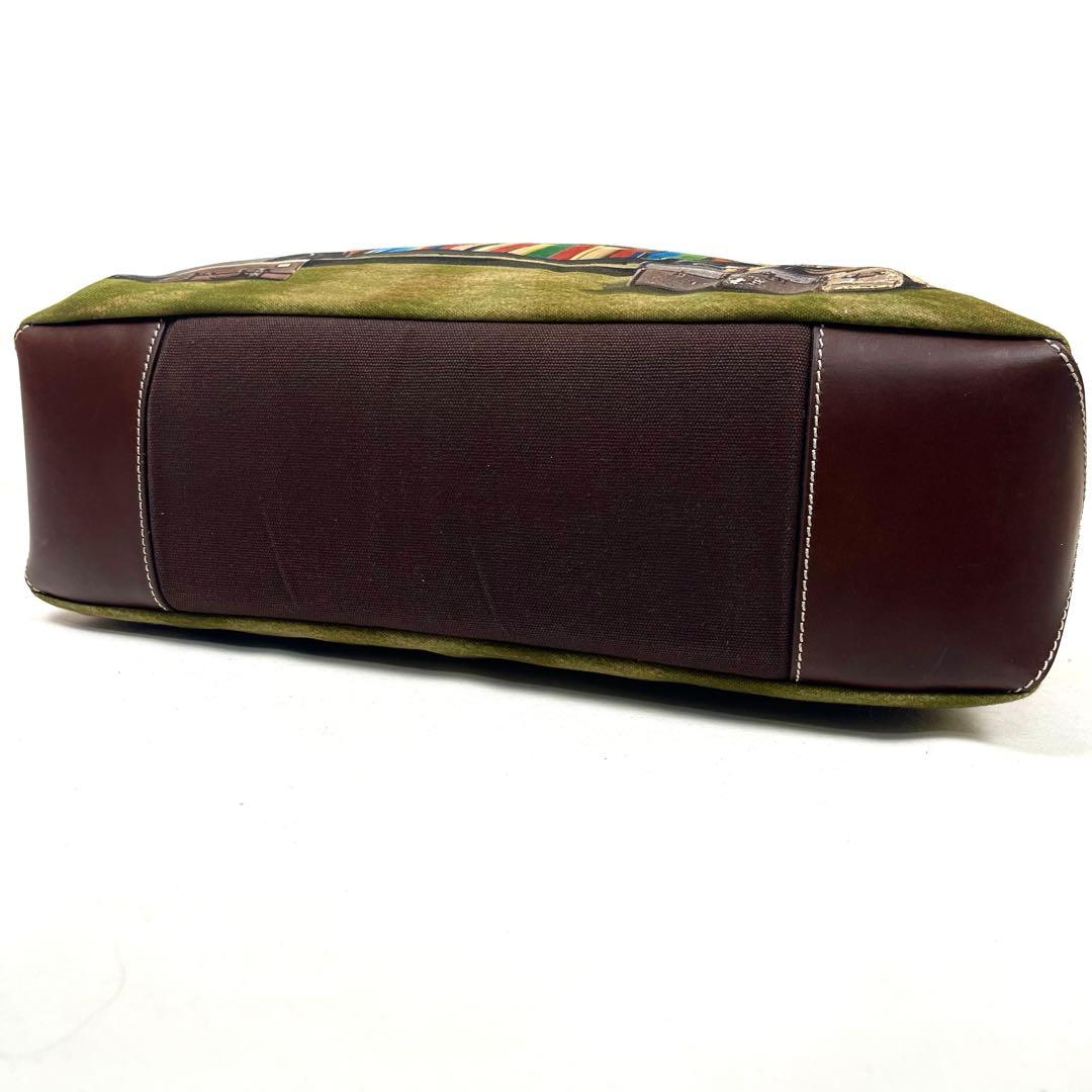 ポールスミス　ショルダーバッグ　ミニクーパー　トラベル　マルチカラー　キャンバス