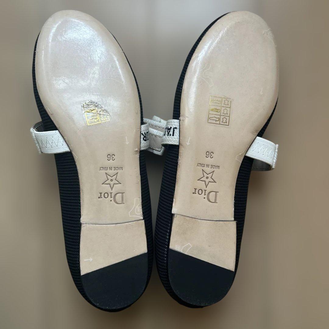 再お値下げ新品・未使用 クリスチャンディオール フラットシューズ サイズ36