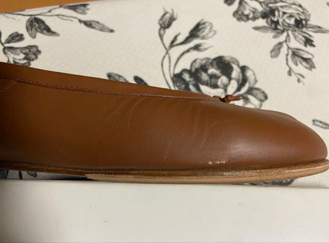 メゾン マルジェラ　足袋バレエシューズ ベージュ 36.5