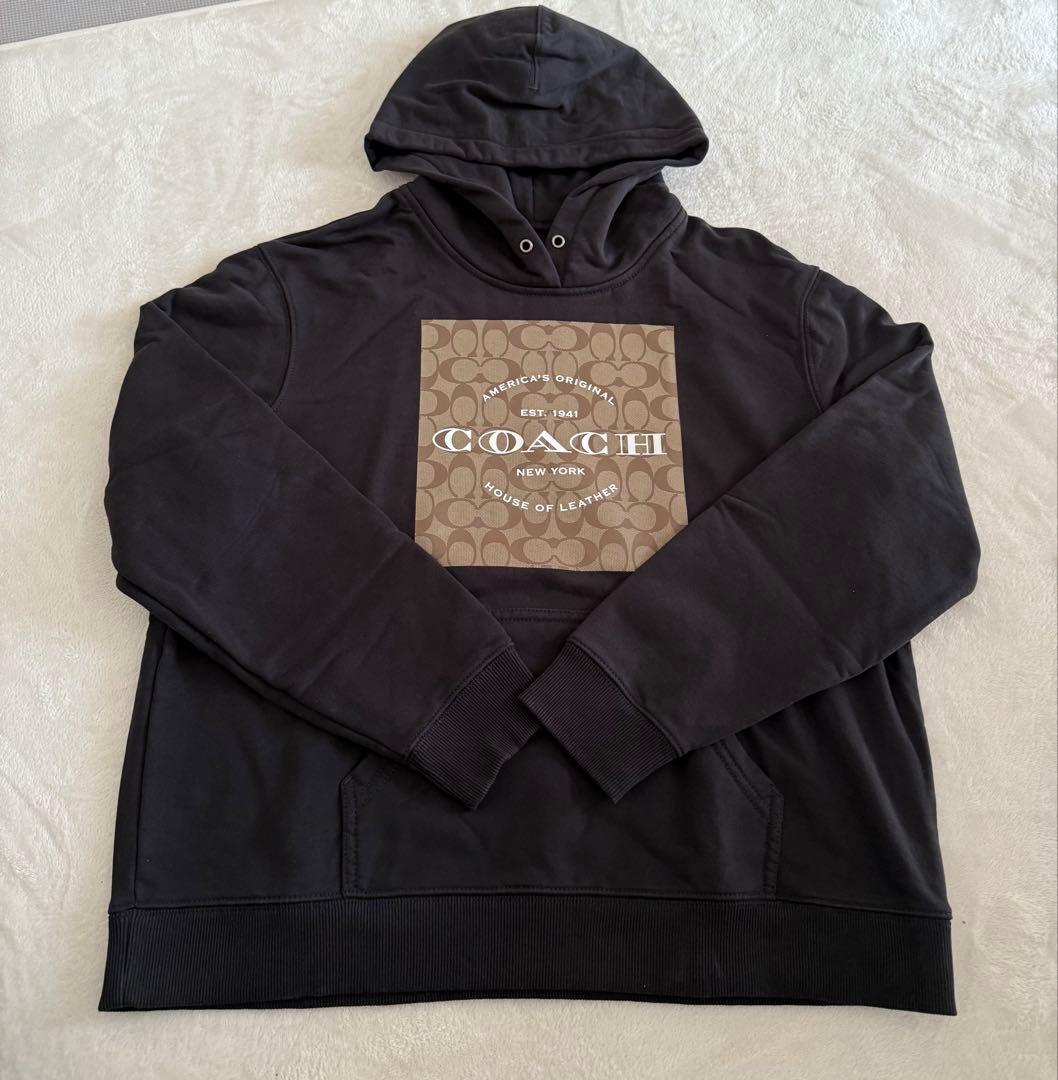COACH ブラック パーカー