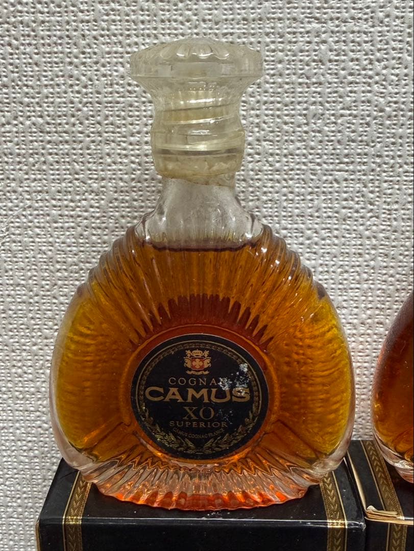【未開封品】カミュ コニャック　XO スペリオール50ml×3本