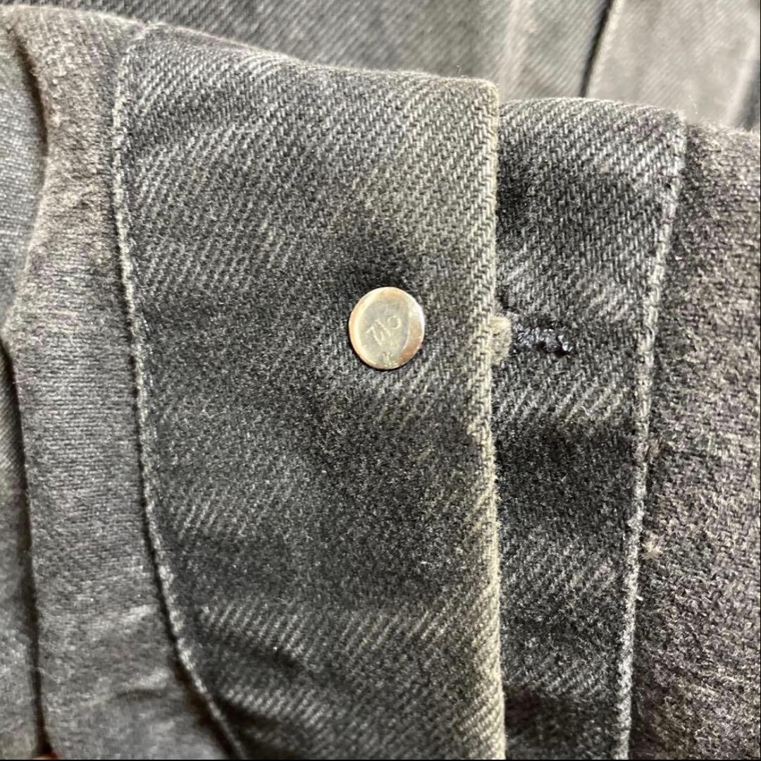 古着 90s リーバイス 70598 ブラックデニムジャケット デカパッチ