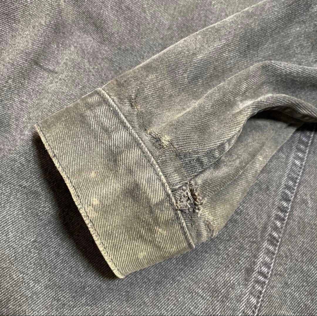 古着 90s リーバイス 70598 ブラックデニムジャケット デカパッチ