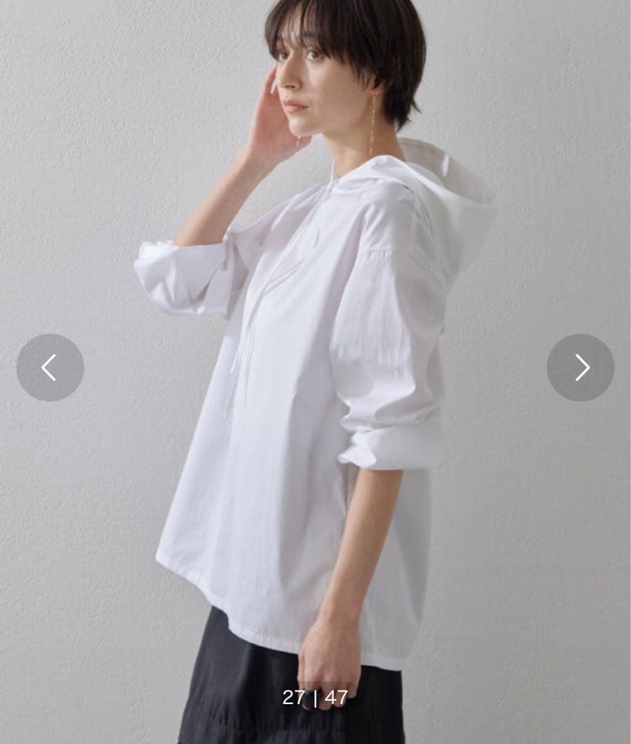 Whim Gazette【インフルエンサーコラボ】フーディーシャツ新品未使用品