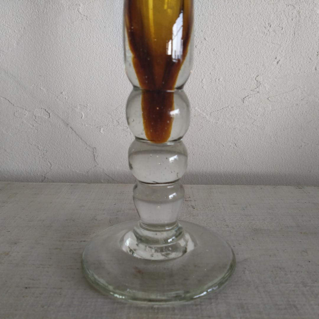 ガラス製　キャンドル立て　蝋燭立て